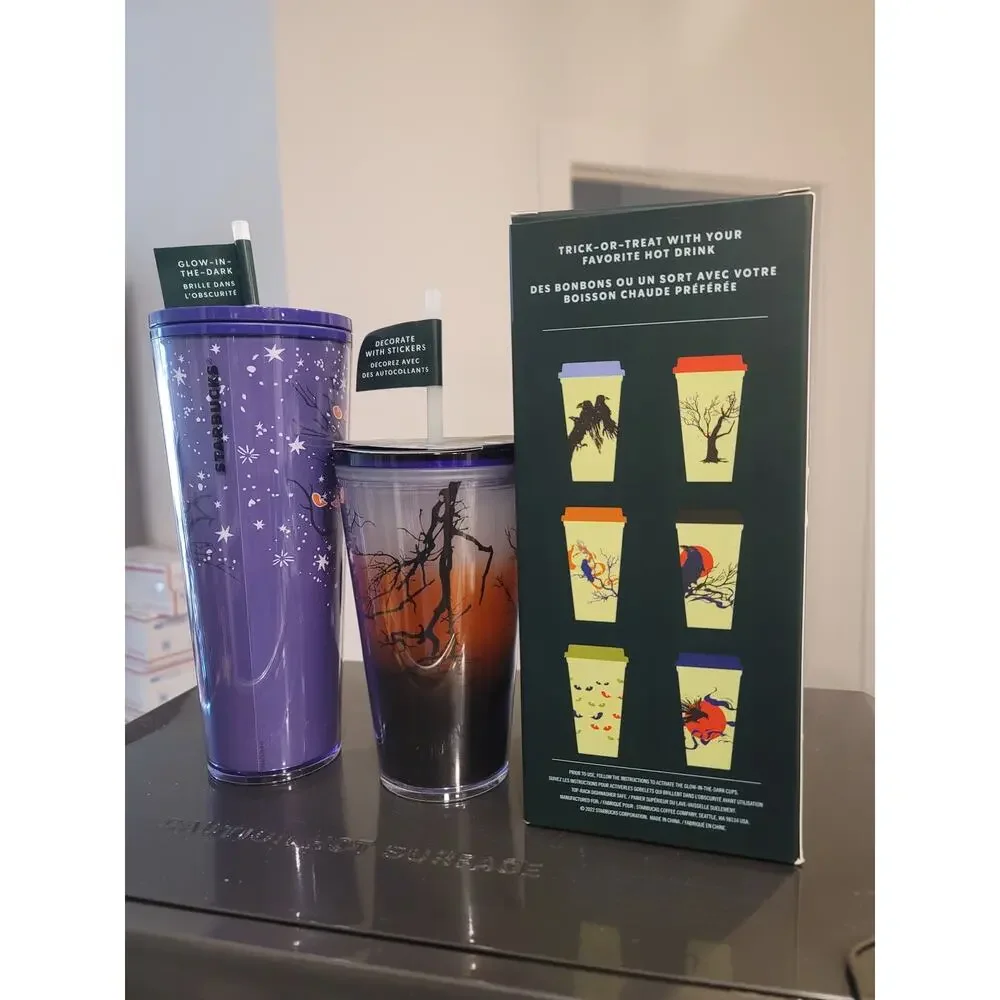Starbucks Glow in the Dark Tumbler Set